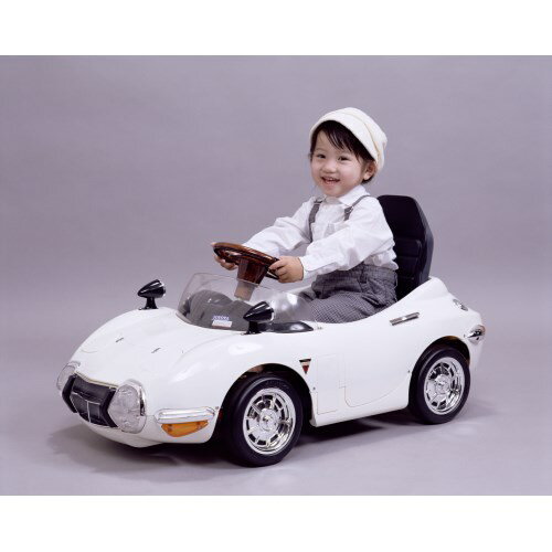 トヨタ(TOYOTA) 2000GT 電動 バッテリーカー ホワイト TGT-B【ラッピング対象外】おもちゃ こども 子供 知育 勉強 2歳