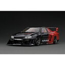 LB-ER34 Super Silhouette SKYLINE Black/Red (1/18 Scale)【IG2703】 (ミニカー)ミニカー
