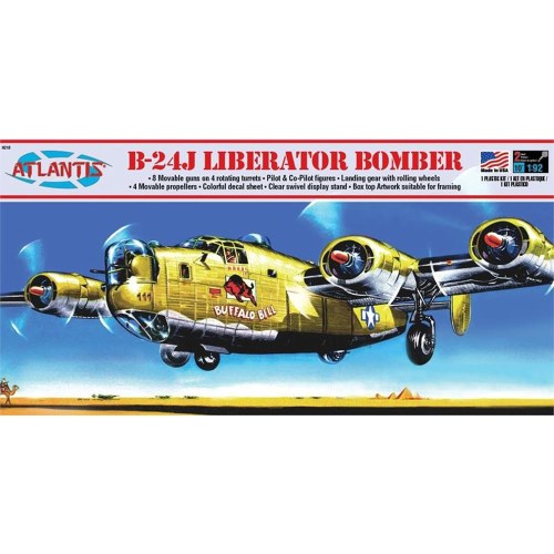 アトランティス 1／92 WW.II アメリカ軍 B-24J リベレーター ’バッファロービル’ 【AMCH218】 プラモデル 【再販】おもちゃ プラモデル