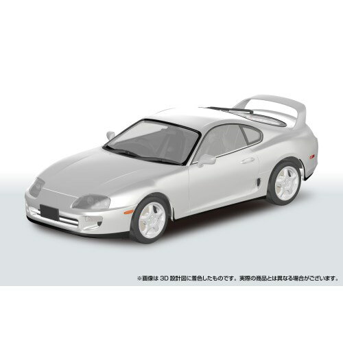 【6/1_ポイント最大5倍 & 6/1〜3_最大2000円OFFクーポン】楽プラ スナップカー 1／24 JZA80 スープラ 1996 スーパーホワイトII 【08-SW】 (プラモデル)