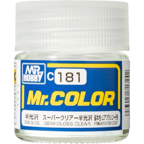 Mr.カラー スーパークリア半光沢 【C181】 (塗料)