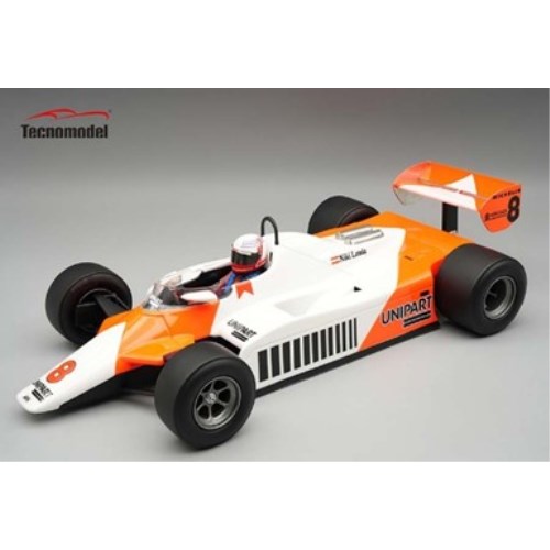 テクノモデル 1／18 マクラーレン MP4／1B イギリスGP 1982 優勝車 ＃8 Niki Lauda ドライバーフィギュア付き 【TMD18-466A】 (ミニカー)