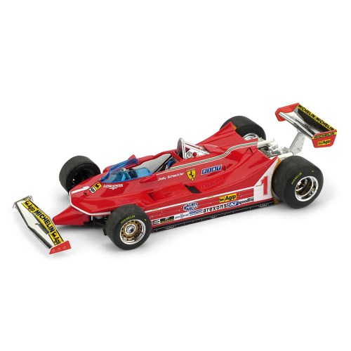 Brumm ブルム フェラーリ 312 T5 1980年 アルゼンチンGP ＃1 Jody Scheckter 1／43【R574】 ミニカー 【再販】ミニカー