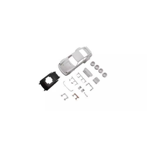 【10/1限定 ポイント最大5倍 & 10/1〜3 最大3000円OFFクーポン】MINI-Z ポルシェ 934 RSR ホワイトボディセット (未塗装／ホイール) 【MZN238】 (ホビーラジコン オプションパーツ)