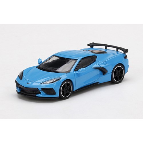 MINI-GT 1／64 シボレー コルベット スティングレイ 2020 ラピッドブルー(右ハンドル)【MGT00251-R】ミニカー