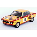 BMW 2800CS 1973年 モンツァ 4時間 6位 ＃15 Urz Knecht ／ Moritz Gerny 1／43スケール【RRit10】 (ミニカー)ミニカー