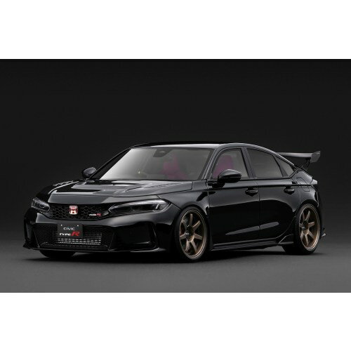 ignition model Honda Civic TYPE R J’S Racing (FL5) Black (1／18 Scale)  (ミニカー)