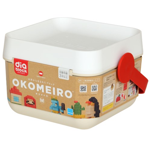 ダイヤブロック OKOMEIRO(オコメイロ) Mおもちゃ こども 子供 知育 勉強 3歳のサムネイル