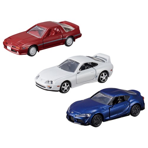 トミカプレミアム Toyota SUPRA 3 MODELS Collectionおもちゃ こども 子供 男の子 ミニカー 車 くるま 6歳