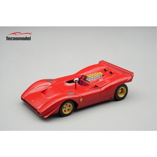 【5/20限定！全品ポイント+4倍＆条件付サンキュークーポン配布中】テクノモデル 1／43 フェラーリ 612 カンナム プレス レッド 1969 【TM43-66A】 (ミニカー)