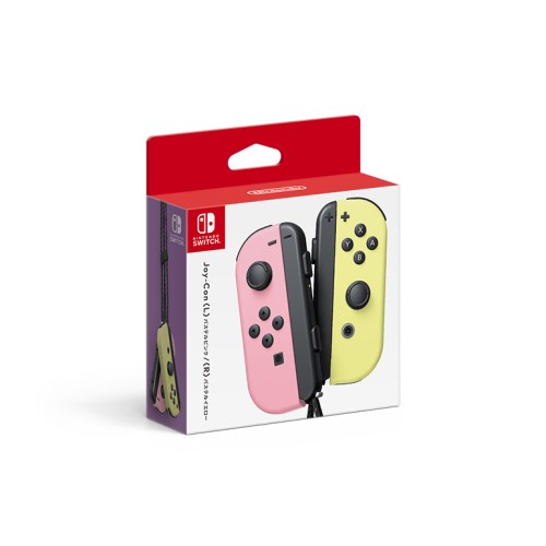 Joy-Con(L) パステルピンク／(R) パステルイエロー