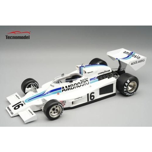 【5/20限定！全品ポイント+4倍＆条件付サンキュークーポン配布中】テクノモデル 1／18 シャドウ DN8 ロングビーチGP 1977 ＃16 Renzo Zorzi 【TM18-415D】 (ミニカー)