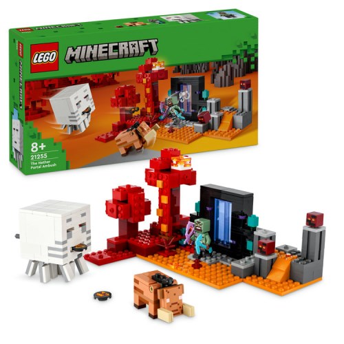 LEGO レゴ マインクラフト ネザーポータルの戦い 21255おもちゃ こども 子供 レゴ ブロック 8歳 MINECRAFT -マインクラフト-