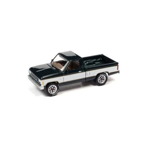 JOHNNY LIGHTNING 1983 フォード レンジャー ダークスプルース／ホワイト 1／64【JLSP190B】 (ミニカー)【再販】ミニカー