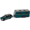 JOHNNY LIGHTNING 1997 シェビー タホ&キャンパートレーラー シェリフ SWAT 1/64【JLSP300B】 (ミニカー)