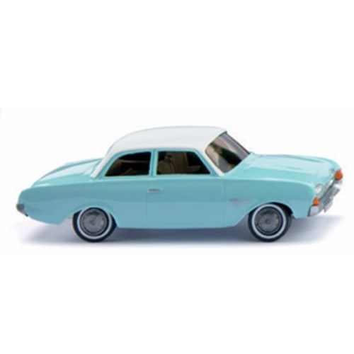 【11/25限定! 最大1000円OFFクーポン】WIKING 1／87 フォード 17M ライトグリーン／ホワイトルーフ 1960-64 【020003】 (ミニカー)