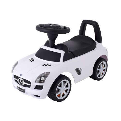 乗用メルセデスベンツ SLS AMG ホワイト【ラッピング対象外】おもちゃ こども 子供 知育 勉強 3歳