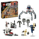 LEGO レゴ スター・ウォーズ(TM) クローン・トルーパー(TM)とバトル・ドロイド(TM) バトルパック 75372おもちゃ こども 子供 レゴ ブロック 7歳