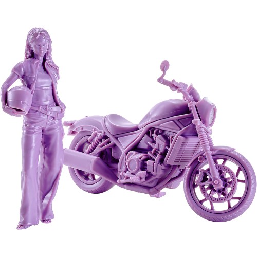 PLAMAX MF-101 Rider’s portrait Honda Rebel 1100 ラベンダー (組み立て式プラモデル)