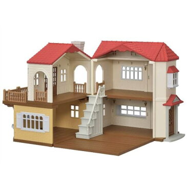 シルバニアファミリー ハ-48 赤い屋根の大きなお家 おもちゃ こども 子供 女の子 人形遊び 3歳