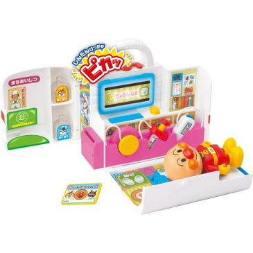 ピカッとしんだん!アンパンマン げんき100ばいびょういん 【日本おもちゃ大賞2021 共遊玩具部門 優秀賞】おもちゃ こども 子供 知育 勉強 2歳