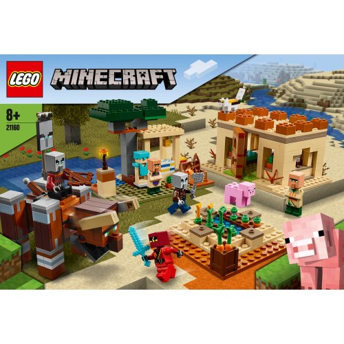 LEGO レゴ マインクラフト イリジャーの襲撃 21160おもちゃ こども 子供 レゴ ブロック MINECRAFT -マインクラフト-