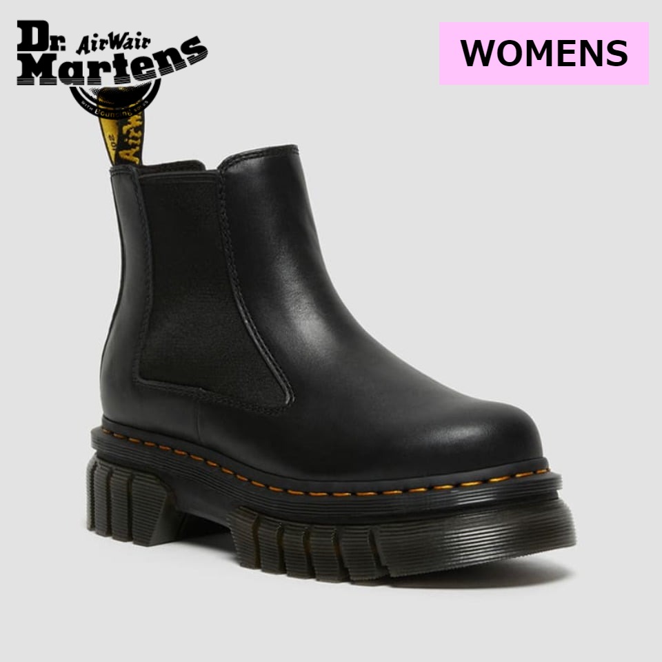 ドクターマーチン サイドゴアブーツ レディース Dr. Martens ドクターマーチン AUDRICK CHELSEA AUDRICK チェルシー レディース ウィメンズ 厚底 厚底ブーツ レザーブーツ サイドゴアブーツ 定番 ブラック