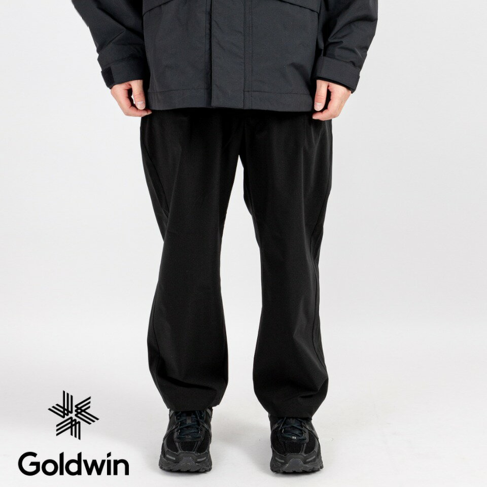 【お買い物マラソン限定 ポイント5倍 スペシャルクーポン配布中！】Goldwin ゴールドウイン One Tuck Tapered Light Pants ワンタック テーパード ライトパンツ ブラック