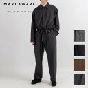 MARKAWARE マーカウェア ALL IN ONE - ORGANIC WOOL 2/80 TROPICAL オーガニック ウール 2/80 トロピカル オール イン ワン ブラック チャコール ブラウン オリーブ