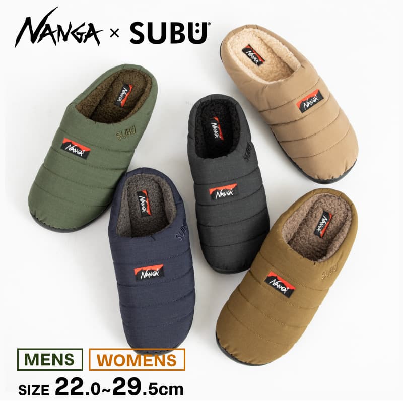 【お買い物マラソン限定 ポイント5倍 スペシャルクーポン配布中！】【SALE】NANGA ×SUBU TAKIBI WINTER SANDAL ナンガ×スブ タキビ ウィンター サンダル 23秋冬 22.0～29.5cm