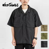 ڥ50%OFFۡWILD THINGS 磻ɥ󥰥 ۥץå   SUPPLEX CAMP SHIRTS WT23008AD ȥåץ