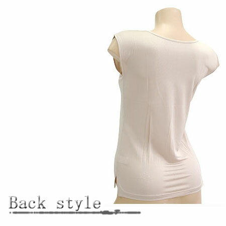 ◇シルク100％ フレンチ袖インナー レディース ベージュ ブラック 黒 M/L