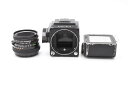 【中古】 HASSELBLAD ハッセルブラッド 500C/M ブラックボディ 中判フィルムカメラ + Carl Zeiss CF Planar 80mm F/...