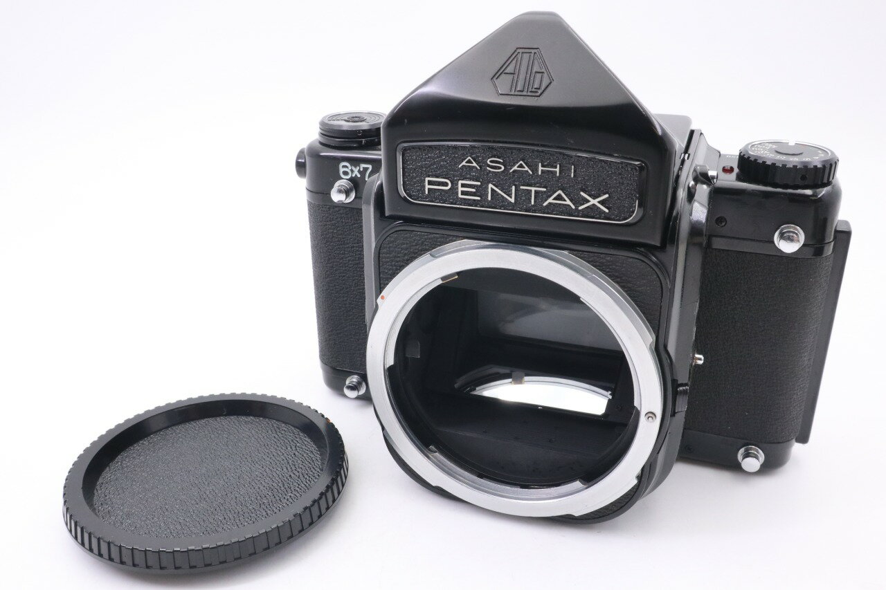【中古】PENTAX Asahi 6×7 Eye level 中判フィルムカメラ バケペン アサヒ ペンタックス ブラック (f11325)