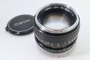 【中古】Canon FD 50mm F1.4 キヤノン MFレンズ ブラック (f04647)