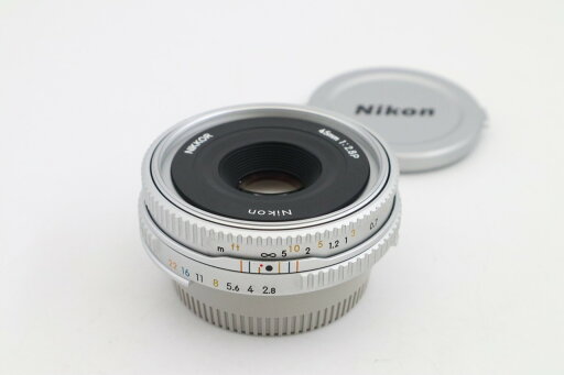 【中古】 Nikon ニコン NIKKOR 45mm F/2.8 P シルバー パンケーキレンズ MFレンズ (f01189) 【中古】 Nikon ニコン NIKKOR 45mm F/2.8 P シルバー パンケーキレンズ MFレンズ (f01189)
