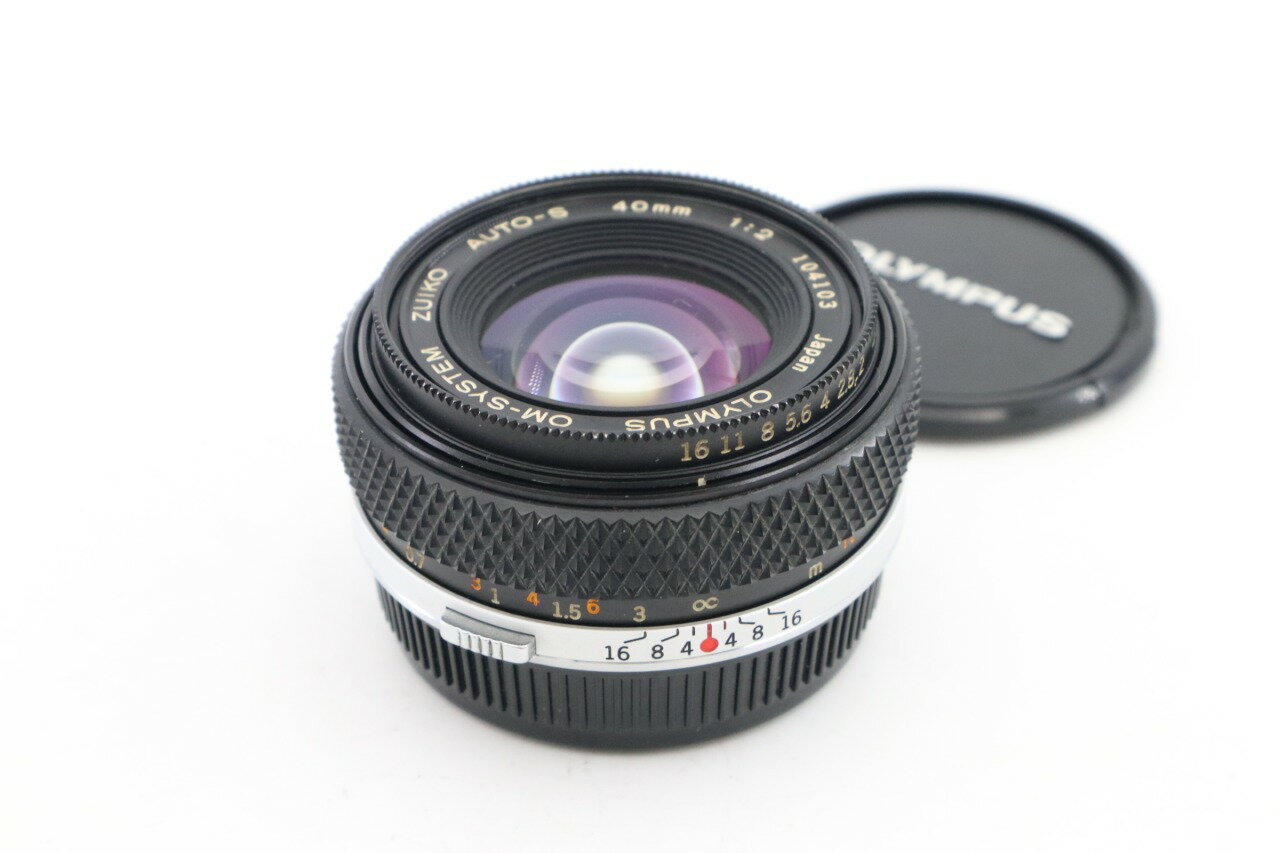 【中古】 Olympus オリンパス OM-SYSTEM ZUIKO AUTO-S 40mm F/2 MFレンズ (f02754)