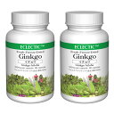 【15%P還元】 イチョウ ギンコ FFD 500mg 90カプセル 2個セット フレッシュアップグレード規格 ハーブサプリメント ECLECTIC エクレクティック