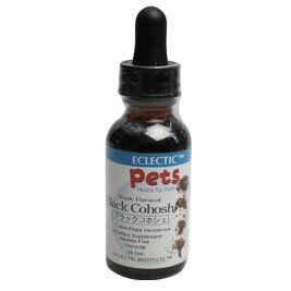 ブラックコホシュ アメリカショウマ チンキ 液体 1オンス 29.5ml ペット用ハーブサプリメント ECLECTIC for Pets エクレクティック