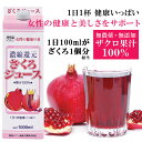 ざくろジュース100％ 紙パック 1000ml 5本セット ざくろジュース（濃縮還元）野田ハニー 3