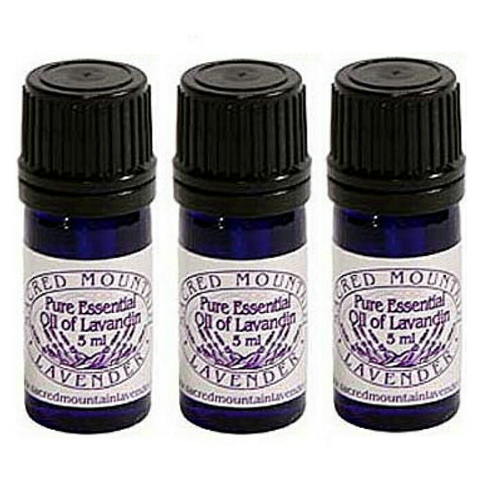 SACRED MOUNTAIN LAVENDER サクリッド マウンテン ラベンダー 精油 エッセンシャルオイル 5ml 3個セット