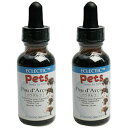 パウダルコ チンキ 液体 1オンス 29.5ml 2個セット ペット用ハーブサプリメント ECLECTIC for Pets エクレクティック