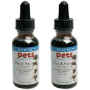 パウダルコ チンキ 液体 1オンス 29.5ml 2個セット ペット用ハーブサプリメント ECLECTIC for Pets エクレクティック