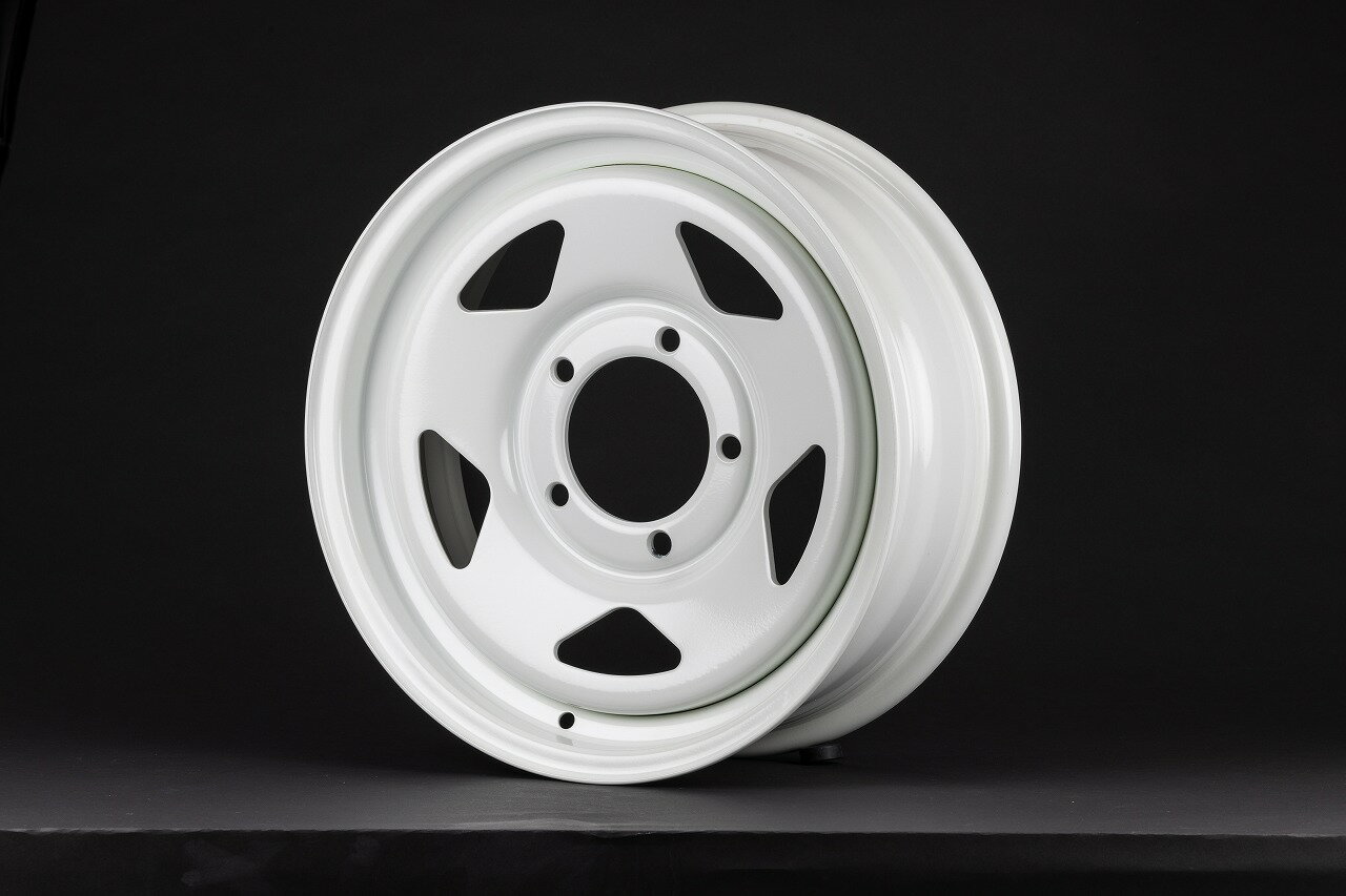 Rakuten - TC01 白 16inch 6.0j +25 5穴 PCD139.7 ※ホイール 2本 テッチン 鉄ちん ESB