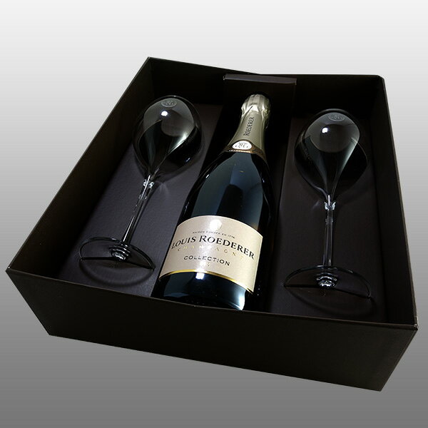ルイ ロデレール コレクション244 デュオ 2グラスセット[N.V]（シャンパン）【ギフトボックス】 escargotwine-10005390 ワインセラー エスカルゴ サンプル画像2