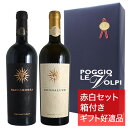 イタリアワイン紅白セット(ポッジョ レ ヴォルピ バッカ・ロッサ&ドンナ・ルーチェ)【ギフトボックス】
