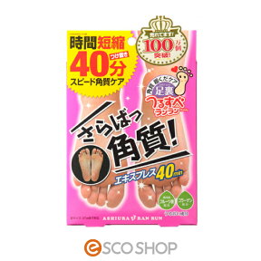 箱出し特価！ 足裏ランラン エキスプレス40min 30ml×2枚1回分 ローションパック 角質除去 足 かかと 角質ケア 足裏シート フットケア メール便 送料無料 代引不可 同梱不可