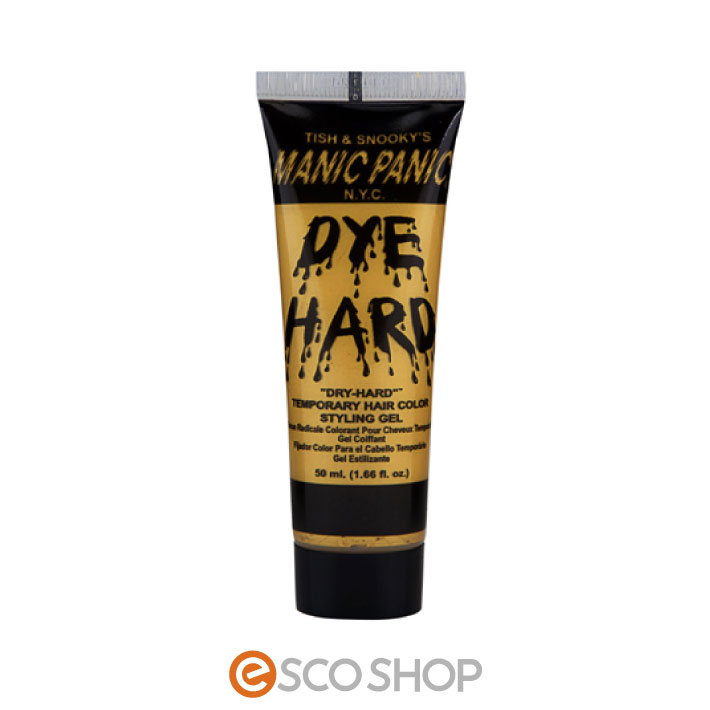 MANIC PANICマニックパニック テンポラリーヘアカラー グラムゴールド Glam Gold 金 50ml 1日だけ 1DAY ワンデー 毛染め 髪染め DYE HARD カラージェル HTG 12180 コスプレ メール便 送料無料 代引不可 同梱不可