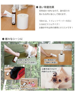 SPICE スパイス ヒノキ ペットクリーンウォーター 300ml + 100ml セット(消臭除菌スプレー 犬 猫 天然成分 檜 天然木曽ヒノキ 日本製 トイレ 車内)(送料無料)