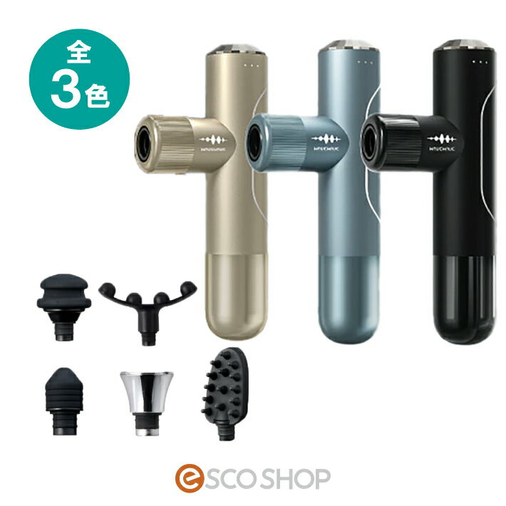 WAVEWAVE Fascial Release Gun Mirai WH51-013色展開 全身 フェイス 頭皮 コンパクトサイズ 肩 首 運動..